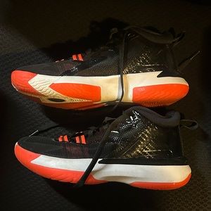 Jordan Zion 1 bloodline black red sneakers size 6